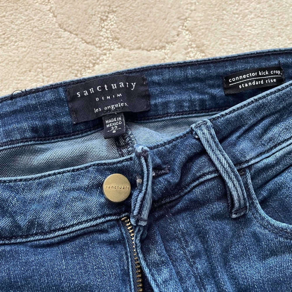 Sanctuary denim- connector kick crop